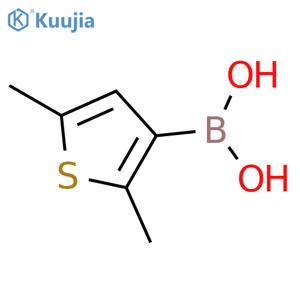 2,5-dimethylthiophen-3-ylboronic acid structure