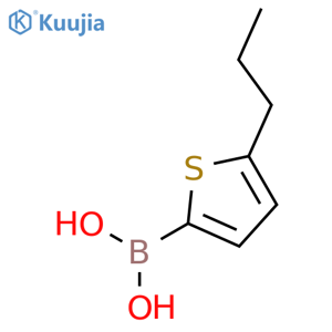 (5-Propylthiophen-2-yl)boronic acid structure