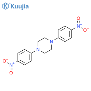 Piperazine,1,4-bis(4-nitrophenyl)- structure