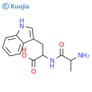 L-Alanyl-L-tryptophan structure
