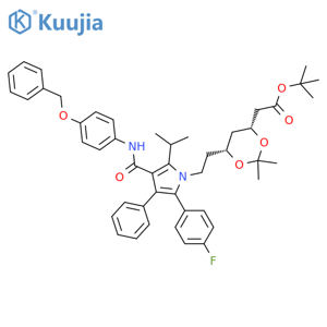 4-Benzyloxy Atorvastatin Acetonide tert-Butyl Ester structure