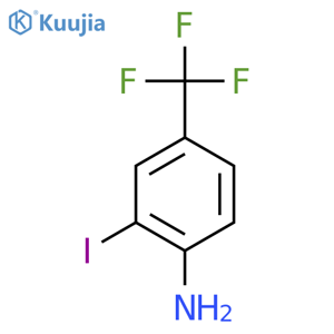 2-Iodo-4-(trifluoromethyl)aniline structure