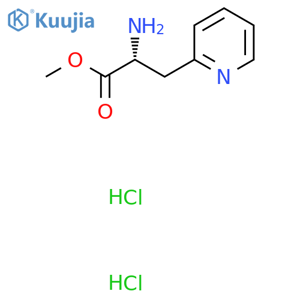 (R)-Methyl 2-amino-3-(pyridin-2-yl)propanoate dihydrochloride structure