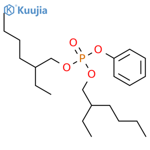 Bis(2-ethylhexyl) phenyl phosphate structure