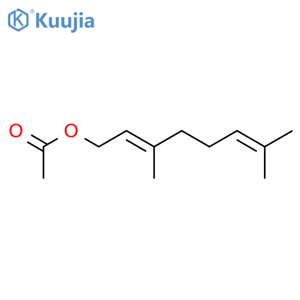 2,6-Octadien-1-ol,3,7-dimethyl-, 1-acetate structure