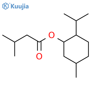 2-Isopropyl-5-methylcyclohexyl 3-methylbutanoate structure