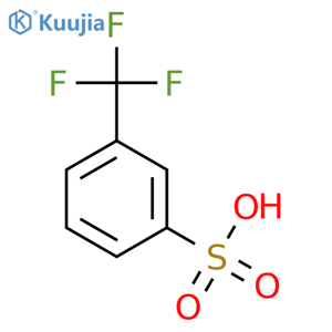 Benzenesulfonic acid, 3-(trifluoromethyl)- structure