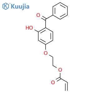 2-(4-Benzoyl-3-hydroxyphenoxy)ethyl acrylate structure