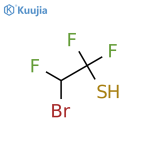 ETHANETHIOL, 2-BROMO-1,1,2-TRIFLUORO- structure