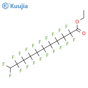 Undecanoic acid,2,2,3,3,4,4,5,5,6,6,7,7,8,8,9,9,10,10,11,11-eicosafluoro-, ethyl ester structure