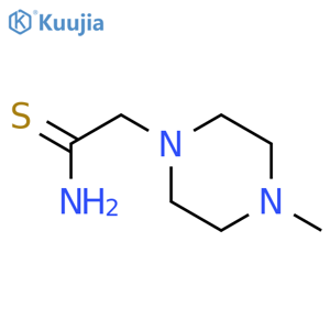 2-(4-Methylpiperazin-1-yl)ethanethioamide structure