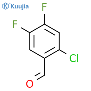 2-Chloro-4,5-difluorobenzaldehyde structure