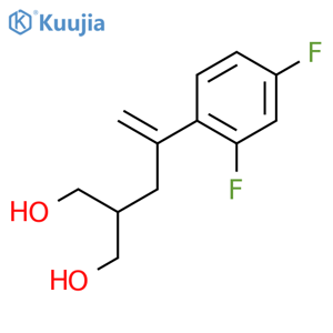 2-(2-(2,4-Difluorophenyl)allyl)propane-1,3-diol structure