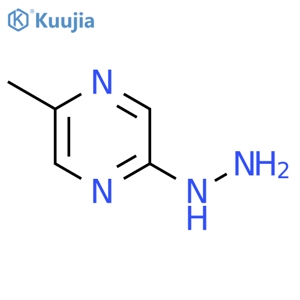 (5-methylpyrazin-2-yl)hydrazine structure