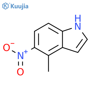 4-Methyl-5-nitro-1H-indole structure