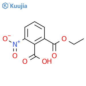2-(Ethoxycarbonyl)-6-nitrobenzoic acid structure