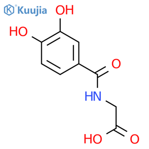 3,4-Dihydroxyhippuric Acid structure