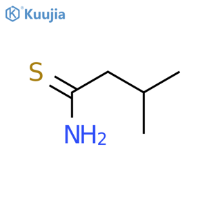 Butanethioamide,3-methyl- structure