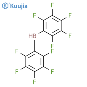 Borane,bis(2,3,4,5,6-pentafluorophenyl)- structure