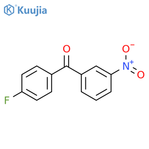 (4-fluorophenyl)(3-nitrophenyl)methanone structure