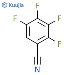 2,3,4,5-Tetrafluorobenzonitrile structure