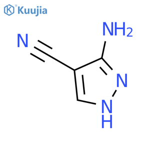 3-amino-1H-pyrazole-4-carbonitrile structure