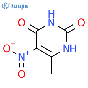 2,4-Dihydroxy-6-methyl-5-nitropyrimidine structure