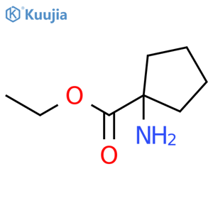 Ethyl 1-aminocyclopentanecarboxylate structure