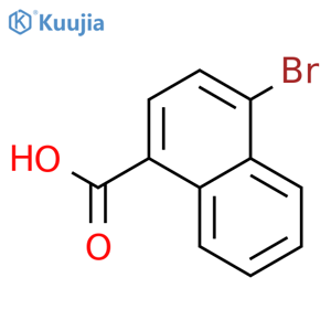 4-bromonaphthalene-1-carboxylic acid structure