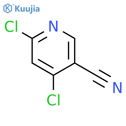 4,6-Dichloronicotinonitrile structure