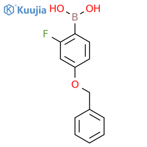 4-Benzyloxy-2-fluorophenylboronic acid structure