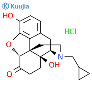 Naltrexone hydrochloride structure