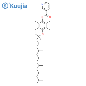 (R)-2,5,7,8-Tetramethyl-2-((4R,8R)-4,8,12-trimethyltridecyl)chroman-6-yl nicotinate structure