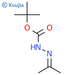 tert-Butyl 2-(propan-2-ylidene)hydrazinecarboxylate structure