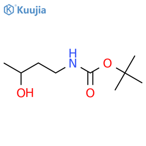 Tert-Butyl (3-hydroxybutyl)carbamate structure