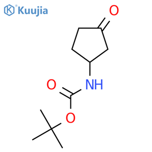 tert-butyl N-[(1S)-3-oxocyclopentyl]carbamate structure