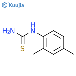 (2,4-Dimethylphenyl)thiourea structure