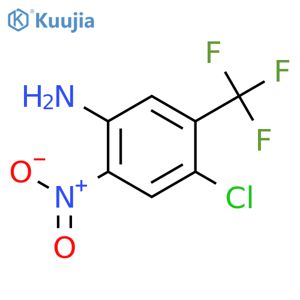 4-chloro-2-nitro-5-(trifluoromethyl)aniline structure