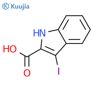 3-Iodo-1H-indole-2-carboxylic acid structure