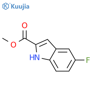 Methyl 5-fluoro-1H-indole-2-carboxylate structure