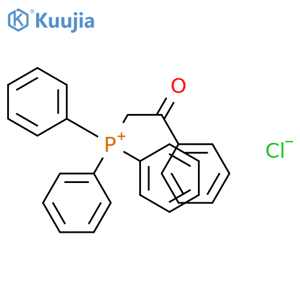 Phosphonium,(2-oxo-2-phenylethyl)triphenyl-, chloride (1:1) structure