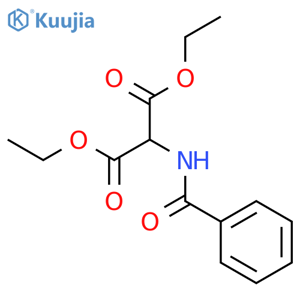 Diethyl 2-benzamidomalonate structure