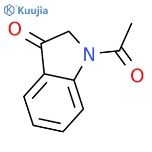 1-acetyl-2,3-dihydro-1H-indol-3-one structure