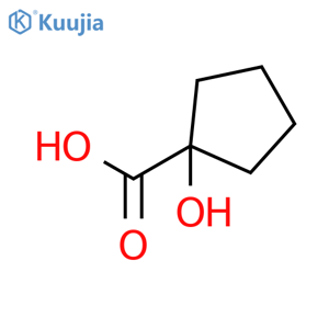 1-hydroxycyclopentane-1-carboxylic acid structure