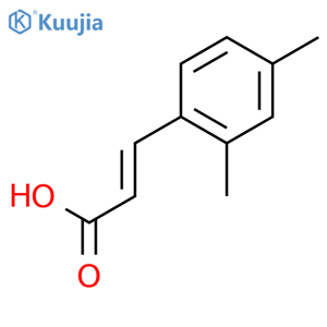 (2E)-3-(2,4-Dimethylphenyl)acrylic Acid structure