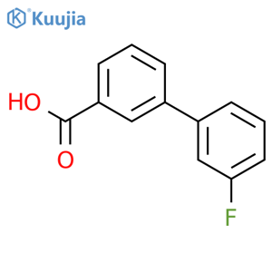 3'-Fluorobiphenyl-3-carboxylic Acid structure