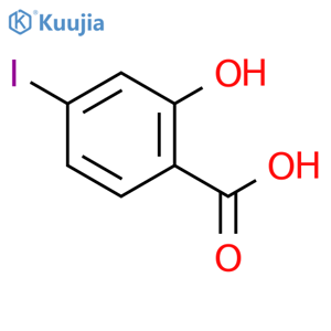 2-Hydroxy-4-iodobenzoic acid structure