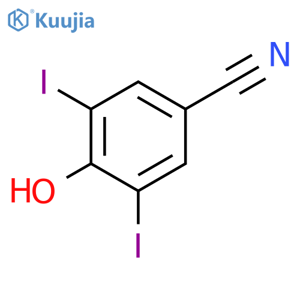 3,5-Diiodo-4-hydroxybenzonitrile structure