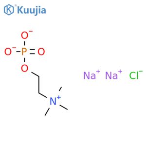 Phosphocholine Chloride Sodium Salt Hydrate structure