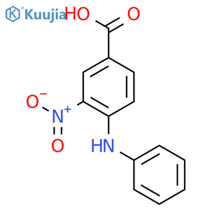 3-nitro-4-(phenylamino)benzoic acid structure